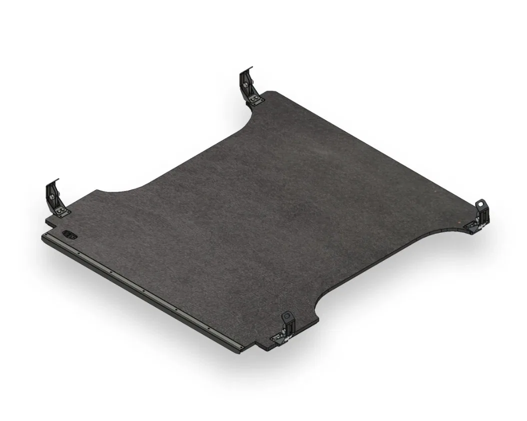 RA1713-EMU1-L – LEGEND FLEET Bed Liner, Drop-In Under Bed Rail Black Matte Textured Steel